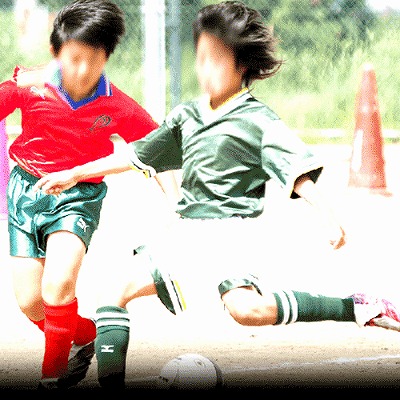少年サッカー卒団記念品、撮影事例